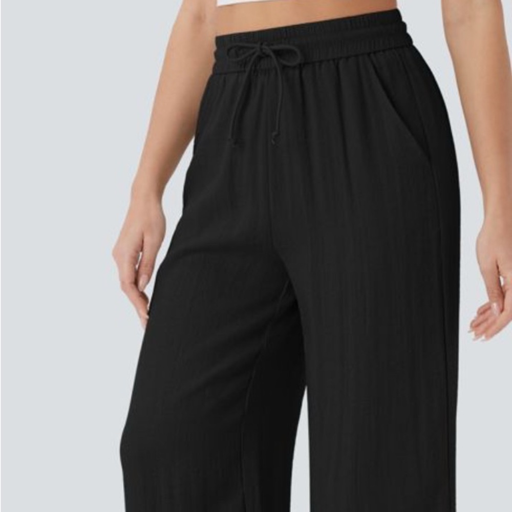 HALARA Black Wide Leg Women's Pants